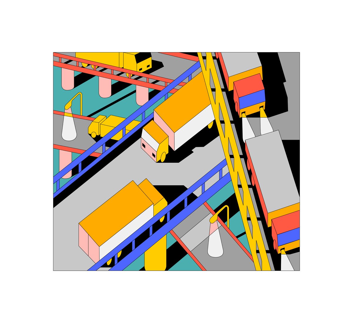 Image of TRAFFIC - GICLÉE PRINT