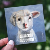 Image 1 of Different, but equal | Sticker