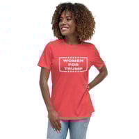 Image 11 of Women For Trump - Women's Relaxed T-Shirt from PatriotsCo.com