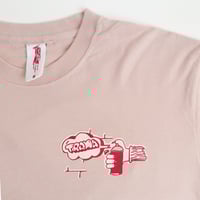 Image 4 of T - SHIRT - EYES - POWDER PINK