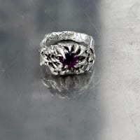 Image 1 of Amethyst Dragon Eye Ring