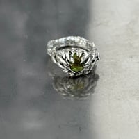 Image 1 of Peridot Dragon Eye Ring