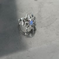 Image 2 of Moonstone Dragoncrest ring