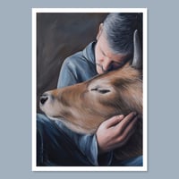 Image 1 of Real man are kind to animals | Postcard