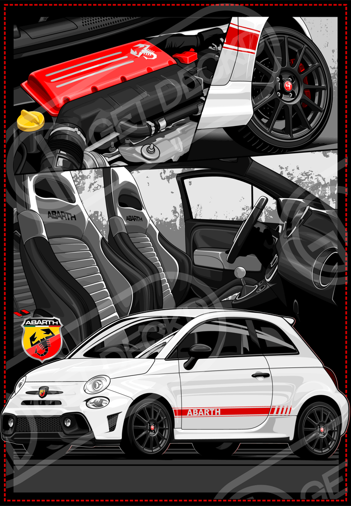 Image of ABARTH 595 & 695 S4 HOODIE - show price 