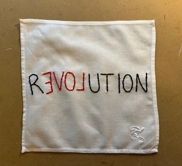 Image of REVOLUTION - original embroidery
