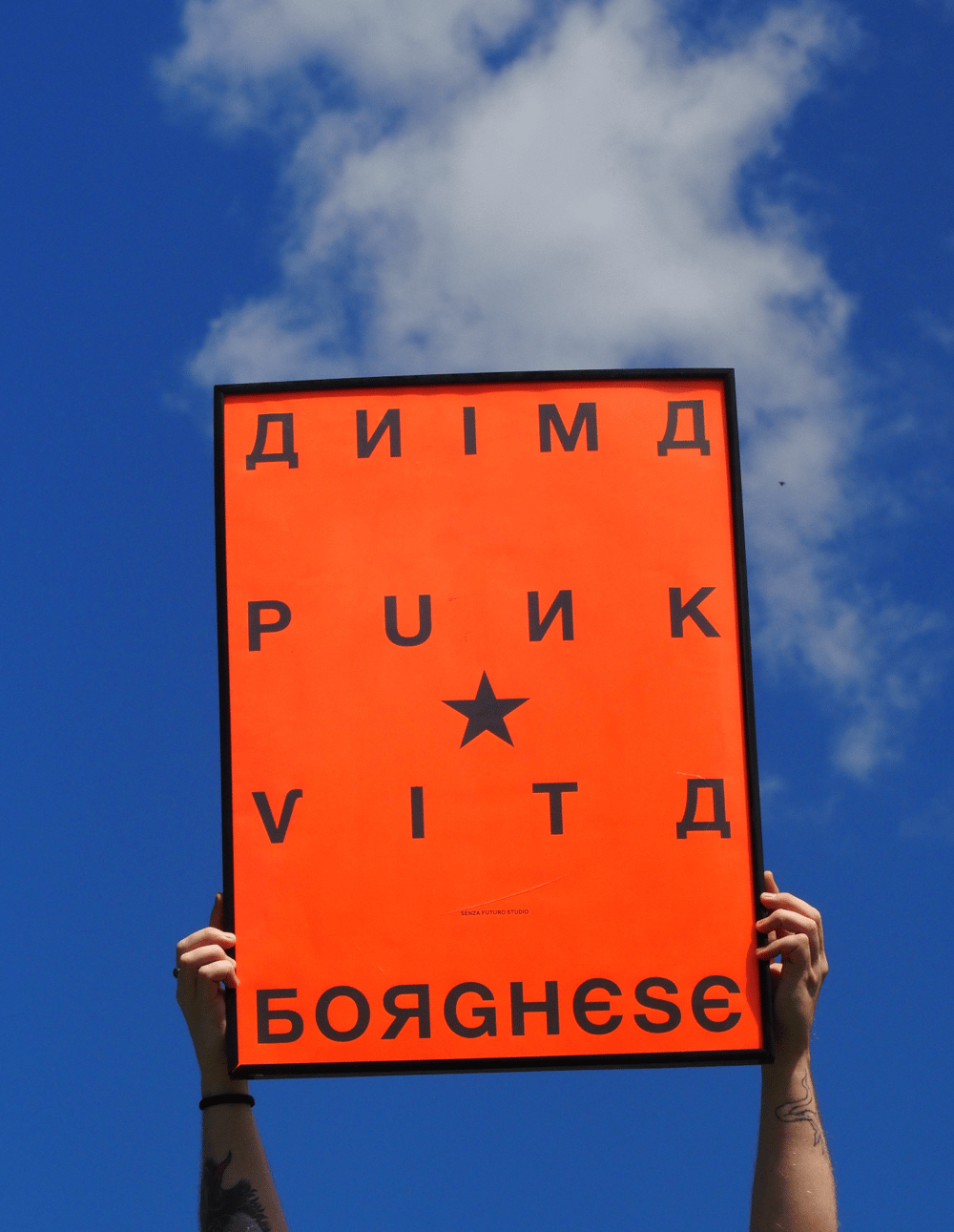 ANIMA PUNK VITA BORGHESE Poster 