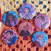 Image 1 of Ace Attorney 58mm Badges