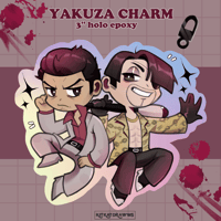 Image 1 of Yakuza Kiryu and Majima Charm