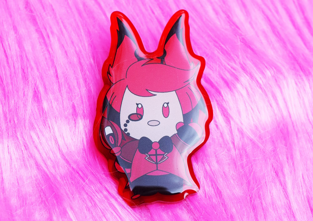 Hello Hotel Alastor Acrylic Pin