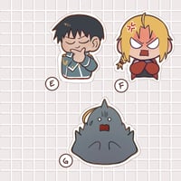 Image 2 of [ FMA ] Vinyl Stickers