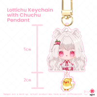 [PRE-ORDER] Lottichu & Chuchu Acrylic Keychain