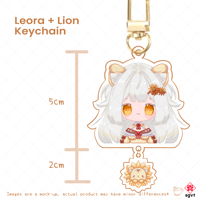 [PRE-ORDER] Leora + Lion Keychain