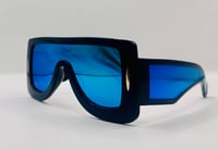 Image 1 of Blue Aviator Sunglasses 