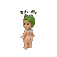 Image 2 of Bite Me Sticker