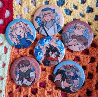 Image 1 of DunMeshi 58mm Badges