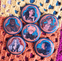 Image 1 of FF7 58mm Badges