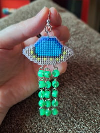 Image 2 of UFO Earrings