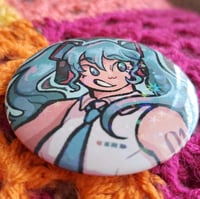 Image 2 of Miku 58mm Badge