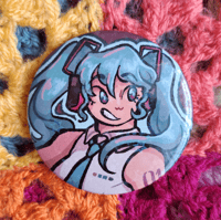 Image 1 of Miku 58mm Badge