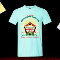 48th Annual Watermelon T-Shirt - TEAL ICE