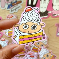 Image 2 of Confused Cake Sticker