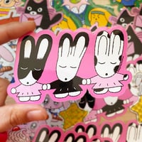 Image 2 of Rabbit Friends Sticker