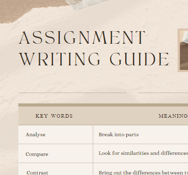 Assignment Writing Guide | PJ VN Tutoring Ltd