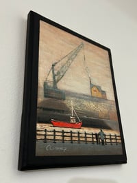 Image 5 of ‘Boars Head & Red Boat’ (Oil painting)