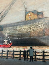 Image 4 of ‘Boars Head & Red Boat’ (Oil painting)