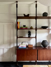 Image 1 of Italian Floor to Ceiling Shelving Unit, Three Bays, 1970s