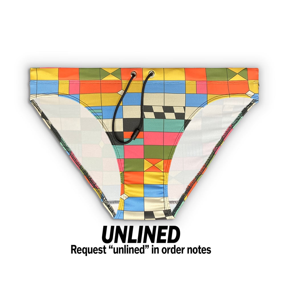 TV Test Pattern Swim Brief