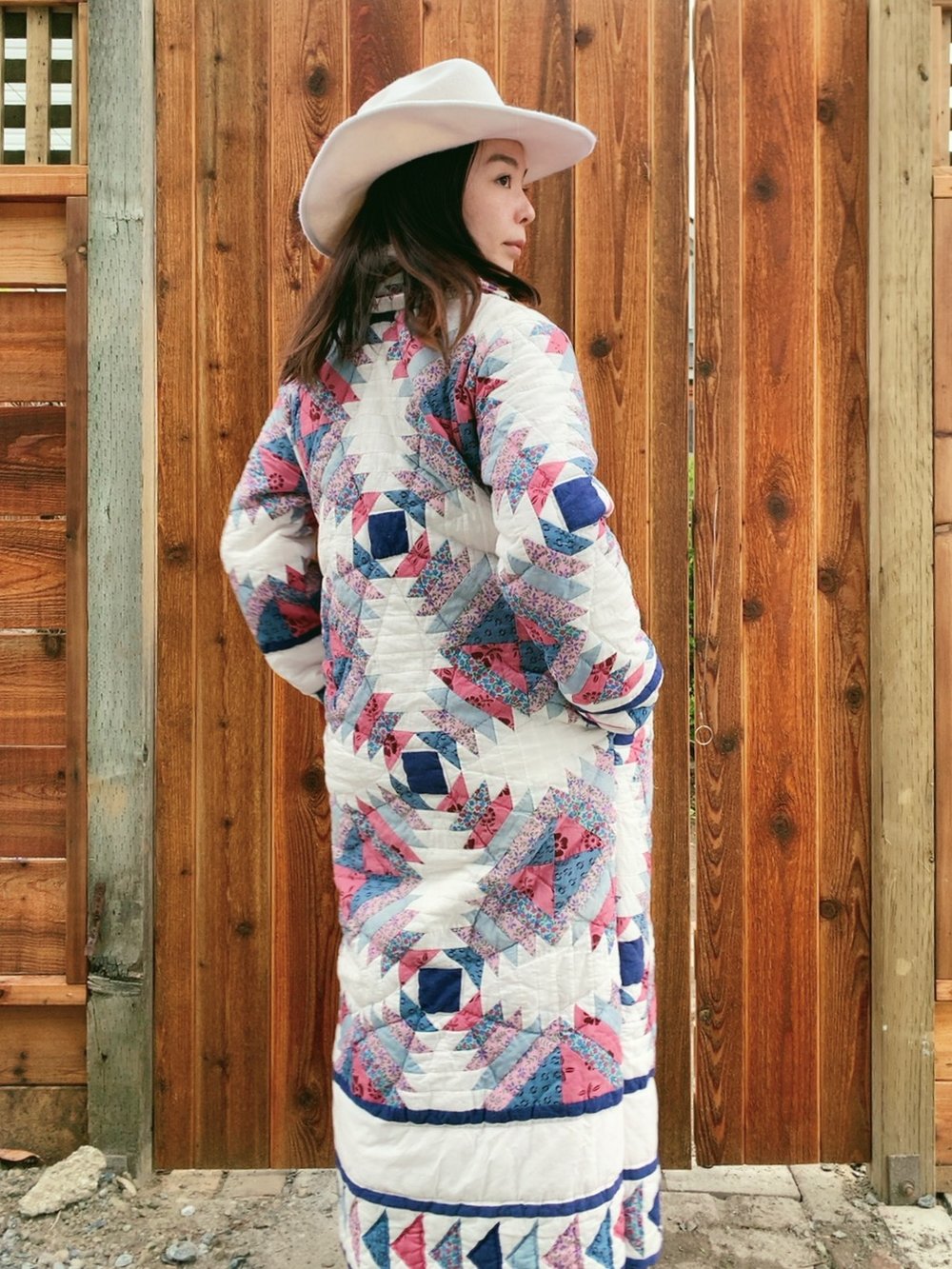 Image of Quilt Duster Coat — Pineapple
