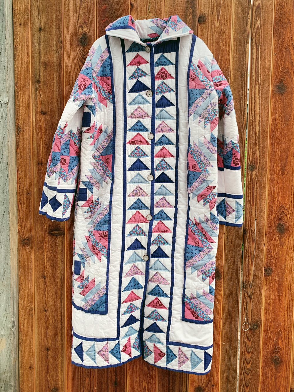 Image of Quilt Duster Coat — Pineapple