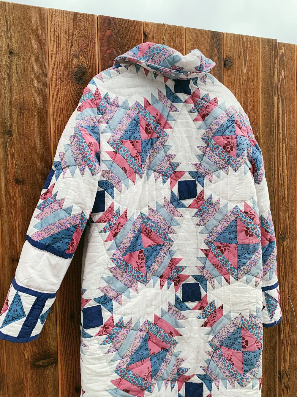 Image of Quilt Duster Coat — Pineapple