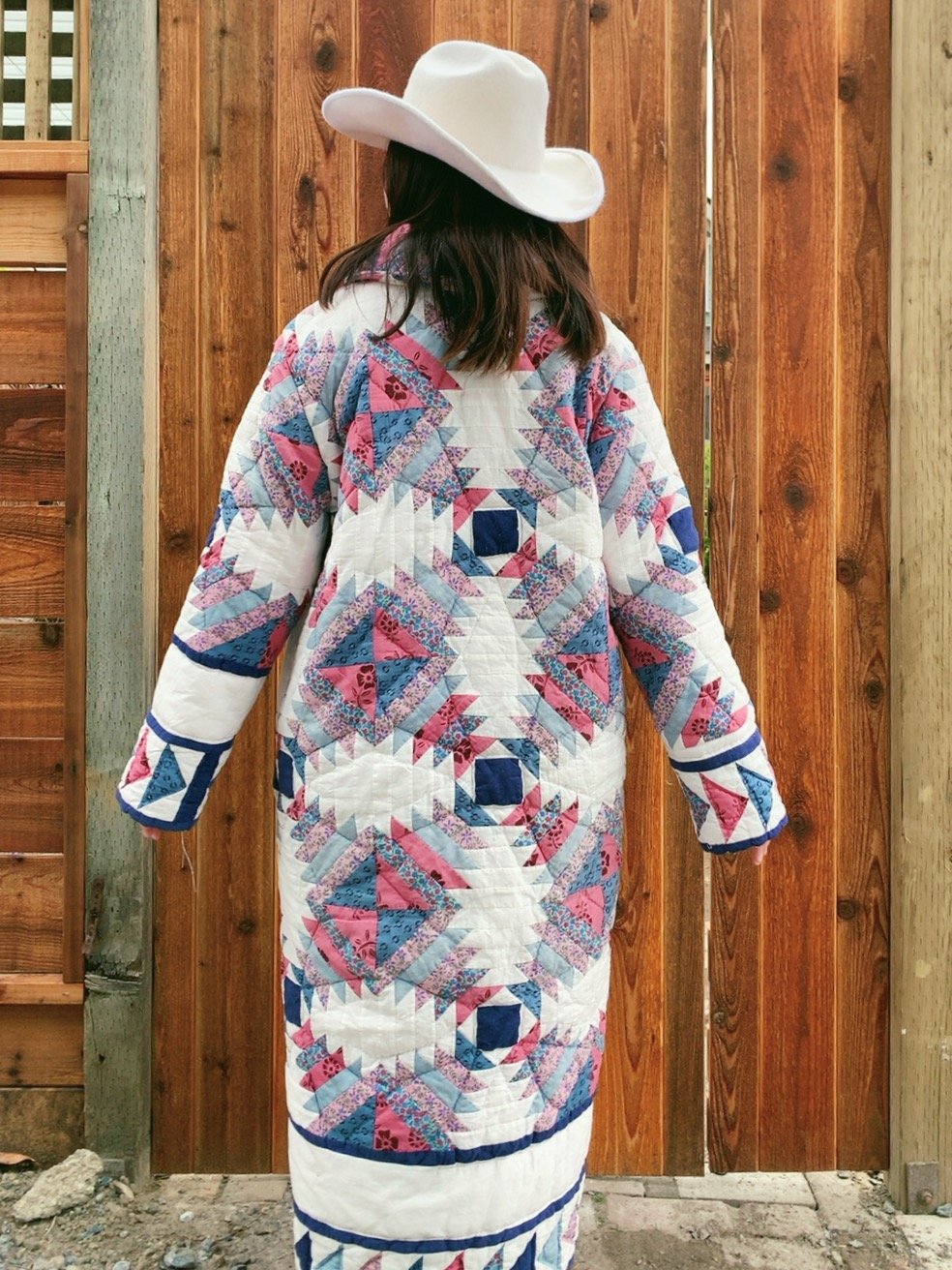 Image of Quilt Duster Coat — Pineapple