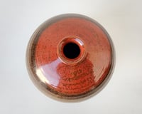 Image 4 of Round Spherical Stoneware Ceramic Vase