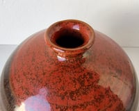 Image 6 of Round Spherical Stoneware Ceramic Vase