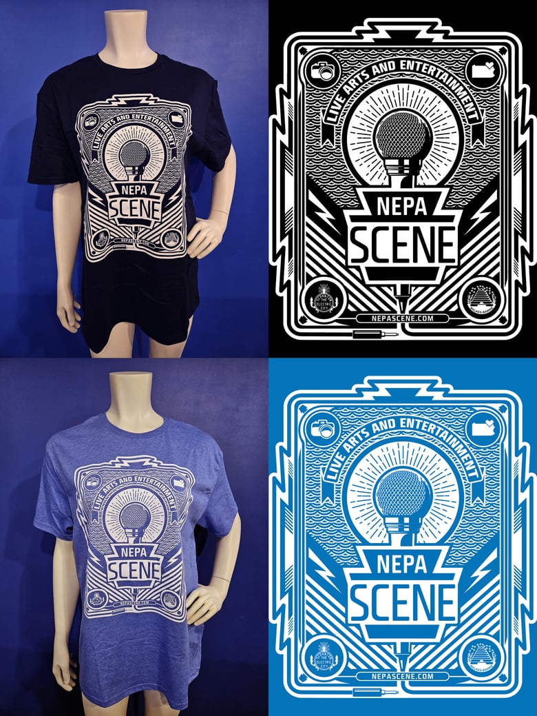 Image of New NEPA Scene T-Shirt - "Live Arts and Entertainment"