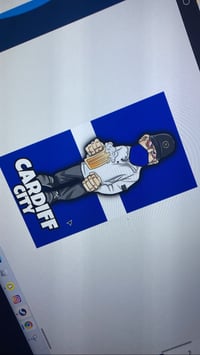 25 CARDIFF CITY FOOTBALL ULTRAS CASUALS STICKERS