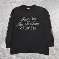 Image 1 of *Rare* Rage Against The Machine 1990’s ‘Power Stems From The Barrel Of A Gun’ Longsleeve Shirt