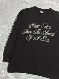Image 4 of *Rare* Rage Against The Machine 1990’s ‘Power Stems From The Barrel Of A Gun’ Longsleeve Shirt