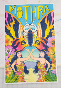 Image of Mothra print