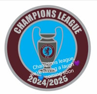 Image 3 of Villa Champions league 2024/25  badge 