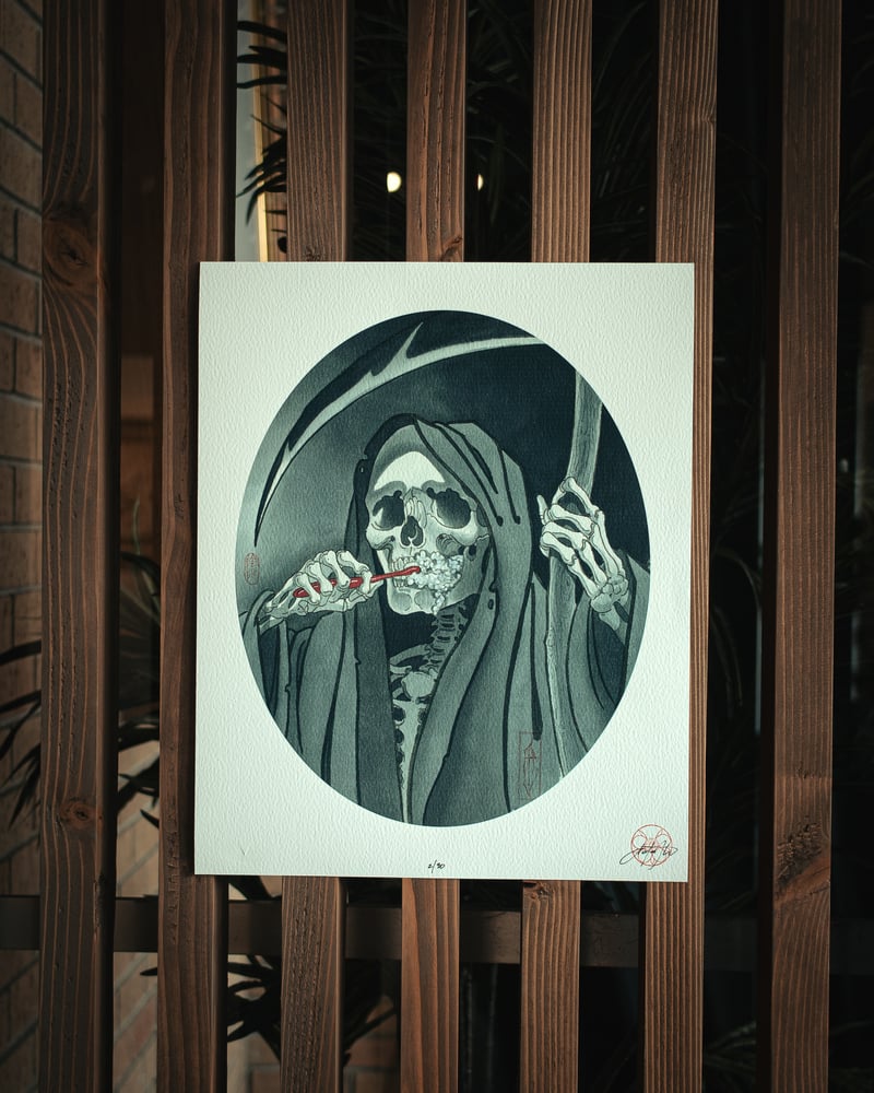 Image of "Brush with Death" 11"x14" (print)