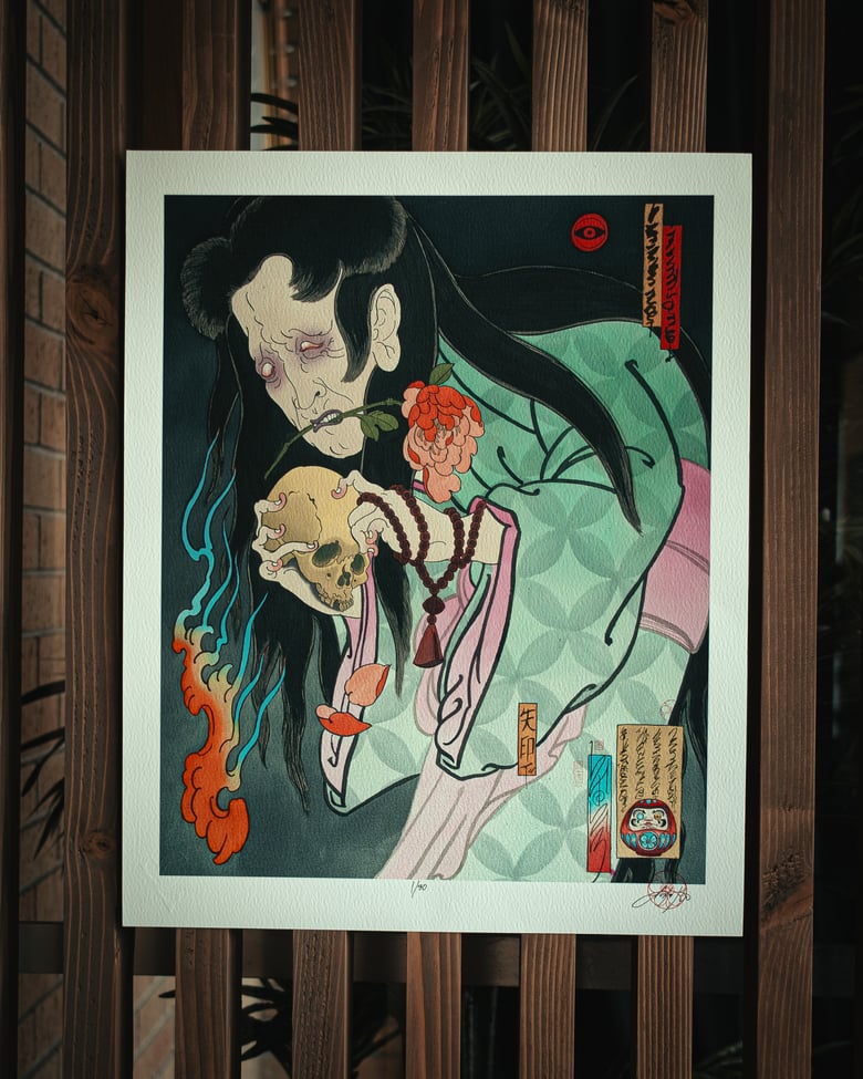 Image of "Skull Ghost" 16"x20" (print)