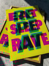 Image 3 of Eat Sleep Rave Repeat | glicée print