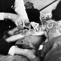 Image 3 of The tattooer Horiuno II at work, c. 1955, Tokyo - Gelatin silver print.