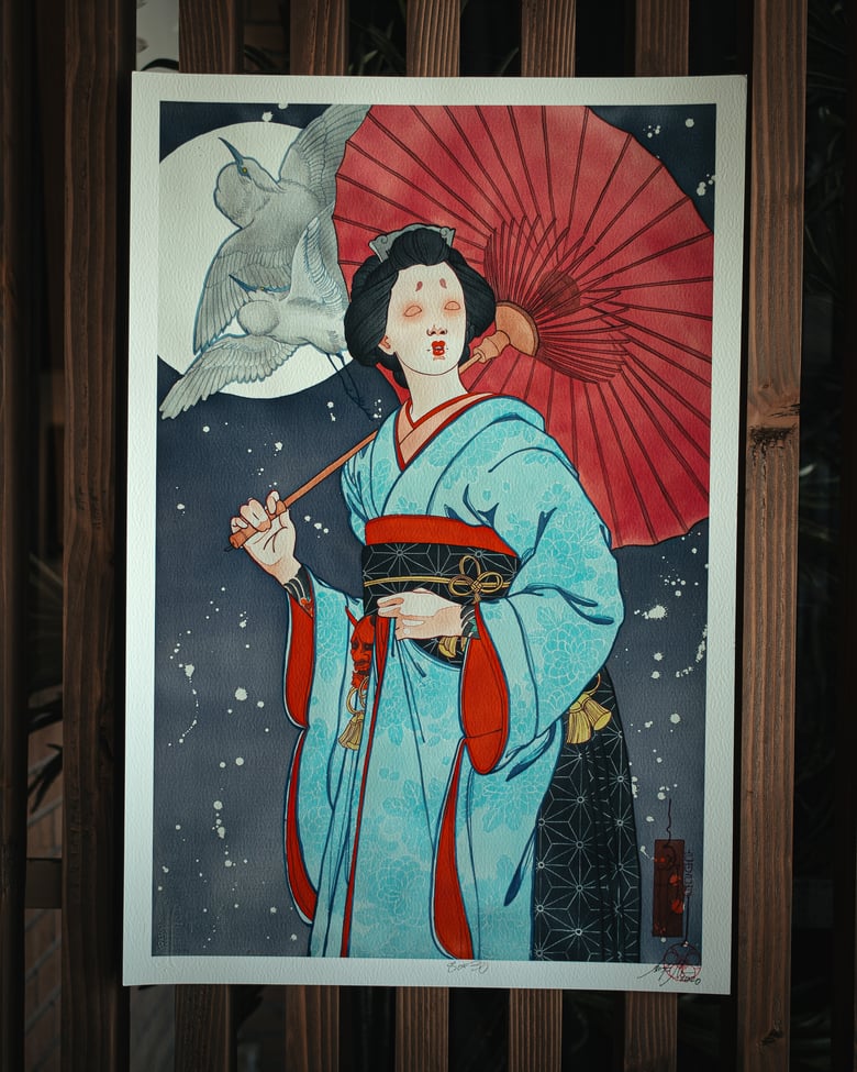 Image of "The Heron Maiden" (print)