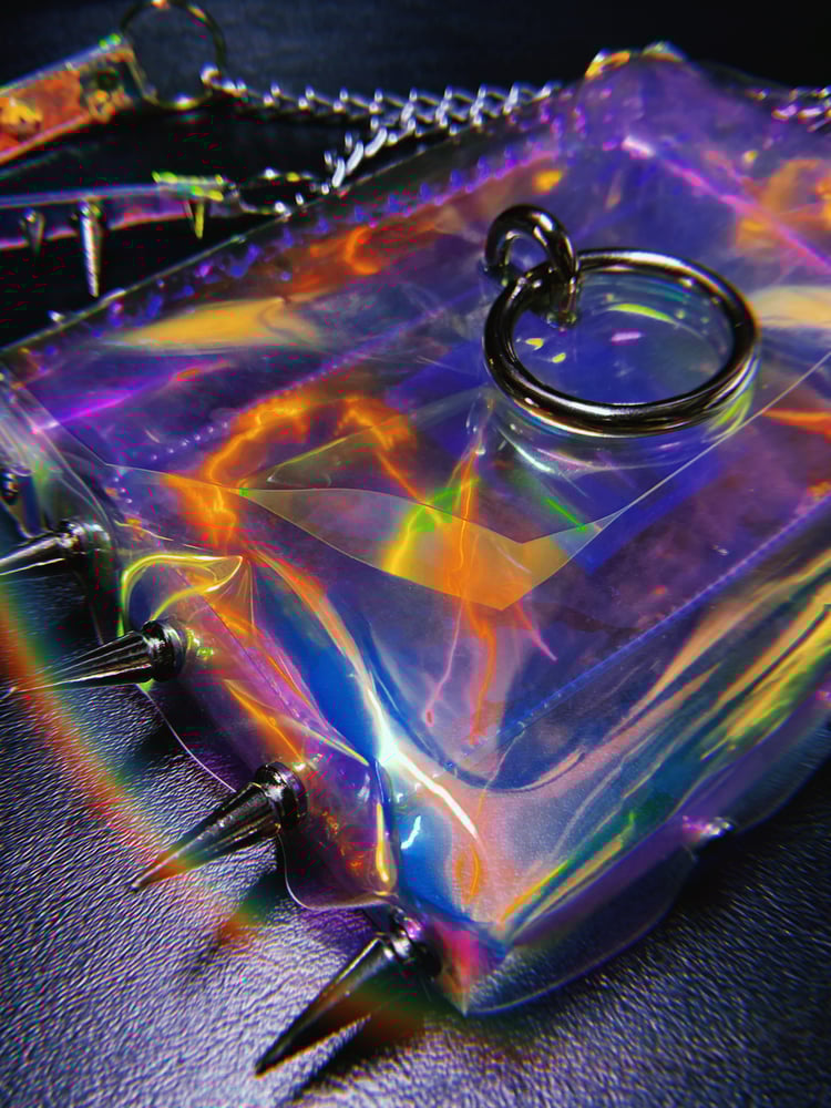 Image of HOLO SPIKE HANDBAG BAG